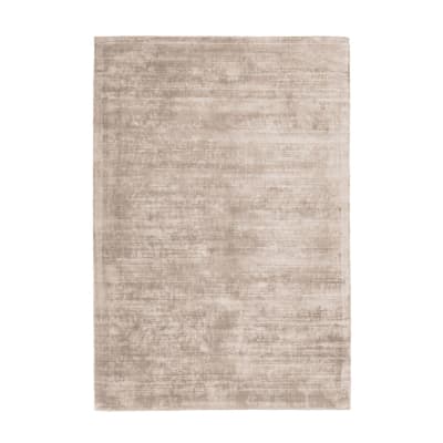 Tapis moderne en soie beige clair 120x170 cm