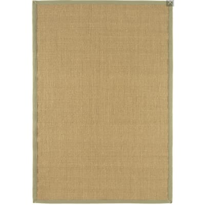 Tapis en fibre végétale beige clair 120x180 cm