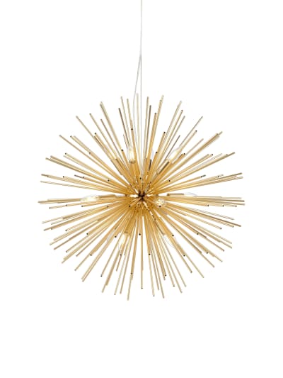Suspension dorée 12 ampoules
