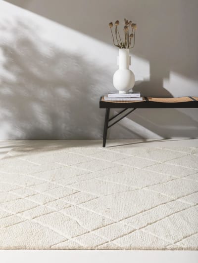 Tapis de laine ivory 160x230