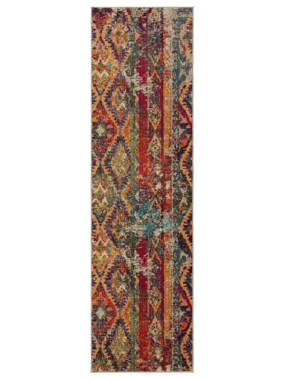 Tapis de couloir multicouleur 70x240