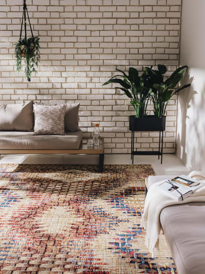 Tapis d'extérieur & intérieur multicouleur 80x165