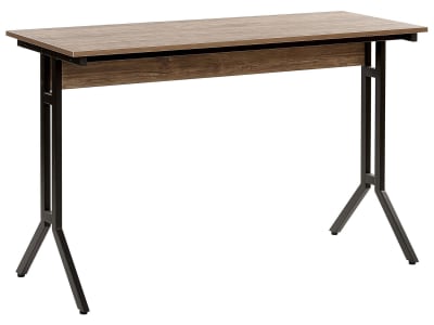 Table de bureau 120 cm 48 cm marron foncé