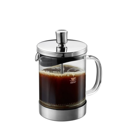 Cafetière en acier inoxydable argent 600ml
