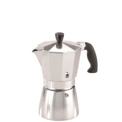 Cafetière expresso 3 tasses en aluminium argent