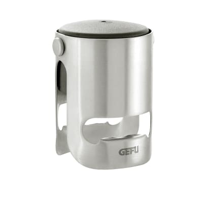 Bouchon de bouteille mousseux Champagne en acier inoxydable argent