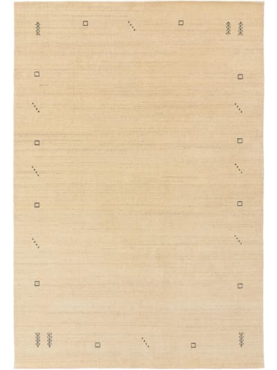 Tapis de laine crème 120x170