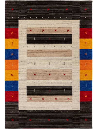 Tapis de laine multicouleur 200x300