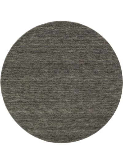 Tapis en laine rond gris d 160
