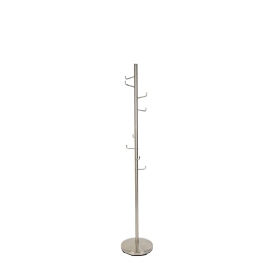 Portemanteau en métal argenté h172
