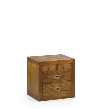 Commode  en bois marron L 45 cm