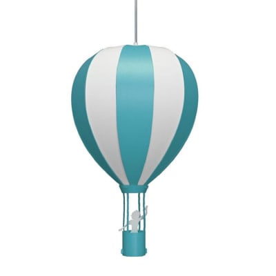 Suspension enfants Montgolfière Bleue 46cm