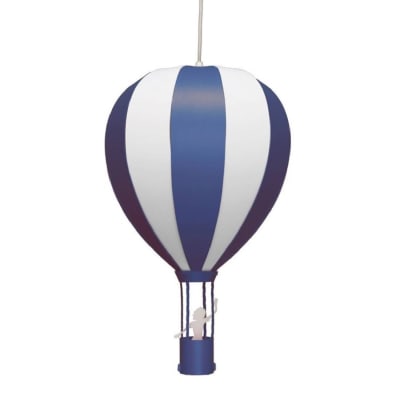 Suspension enfants Montgolfière Bleue 46cm
