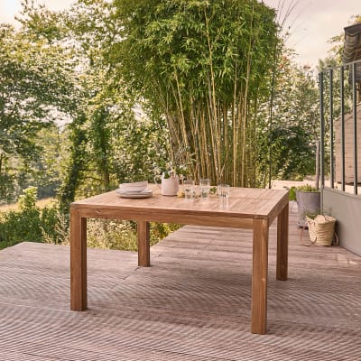Table de jardin en teck massif 8 pers.