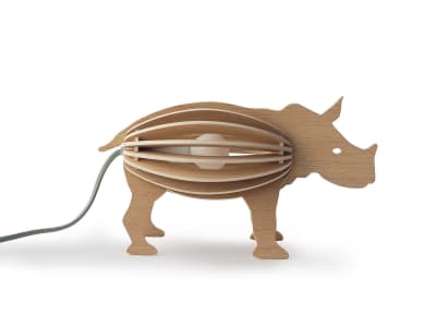 Lampe à poser rhinocéros