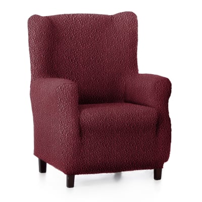 Housse de fauteuil oreiller bordeaux 70 - 100 cm