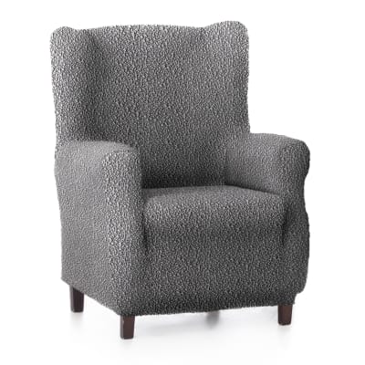 Housse de fauteuil oreiller gris foncé 70 - 100 cm