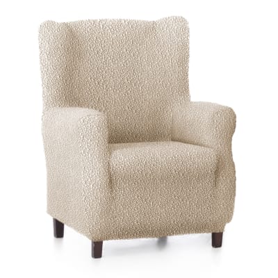 Housse de fauteuil oreiller beige 70 - 100 cm