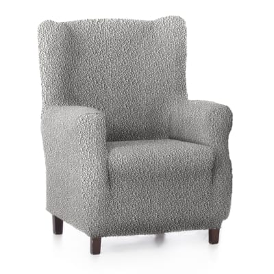 Housse de fauteuil oreiller gris clair 70 - 100 cm