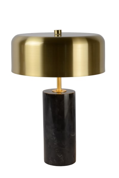 Lampe de table en marble noir
