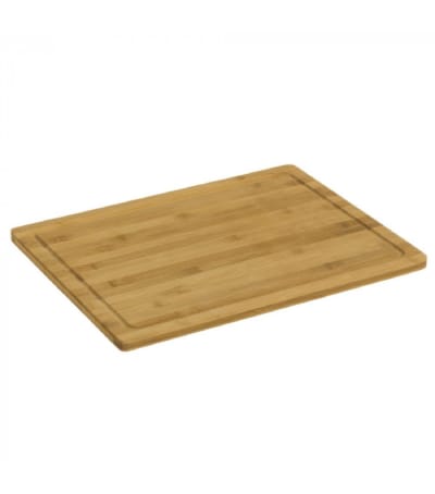 Planche à découper rectangulaire avec rainure en bambou 45x35cm