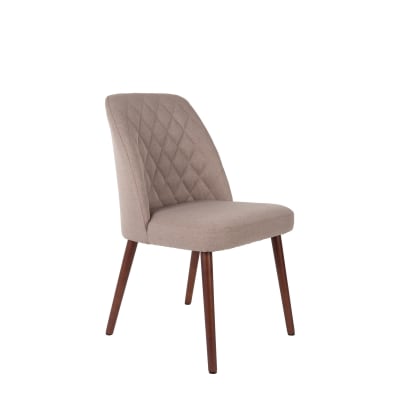 Chaise en tissu beige