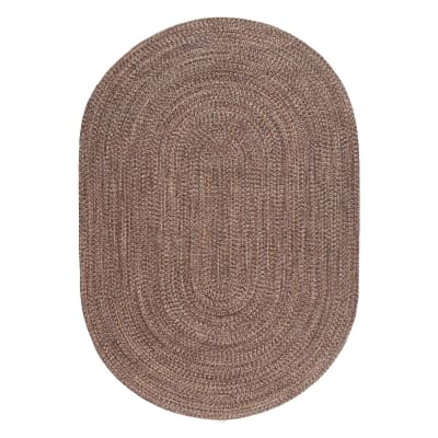 Tapis de salon style jute beige 120x120 cm