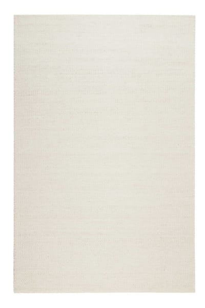 Tapis artisanal fait main laine et jute beige clair 160x230