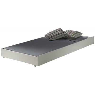 Vipack Pino Lit Gigogne Pin Massif Blanc 196 x 94 x 19,5 cm