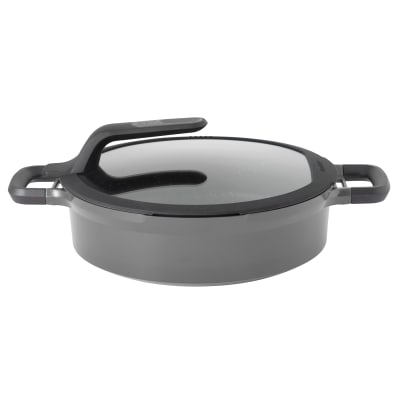 Sauteuse italienne avec couvercle gris 28 cm - Gem