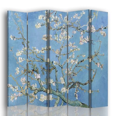 Paravent - Cloison Amandier en Fleurs - Van Gogh cm 180x170 (5 volets)