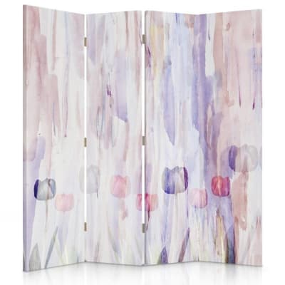 Paravent - Cloison Modern Art Tulip cm 145x170 (4 volets)