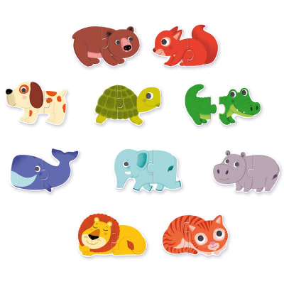 Puzzles duo-trio puzzle duo animaux