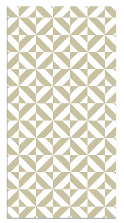 Tapis vinyle forme géométrique vert pastel 160x230cm