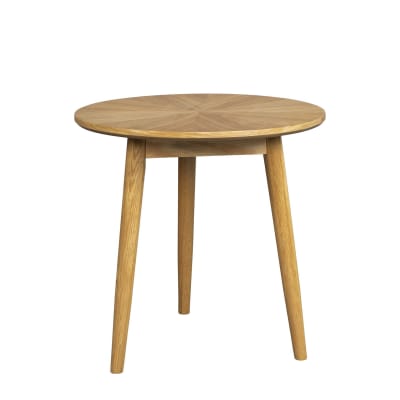 Table d'appoint en bois brun