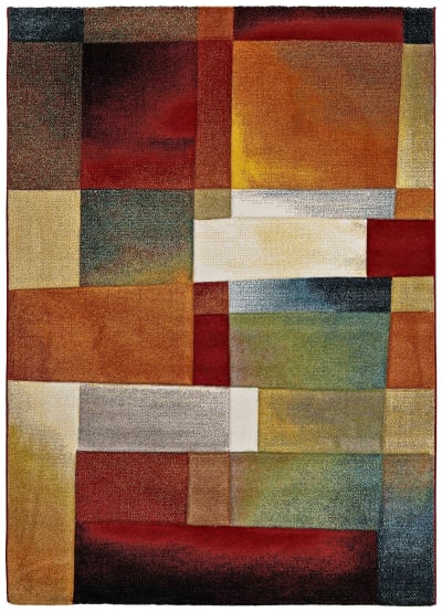 Tapis descente de lit multicolore 60x120 cm