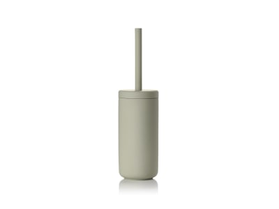 Brosse de toilette en grès vert pistache