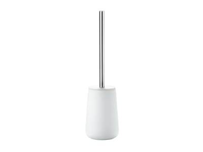 Brosse de toilette en porcelaine blanc