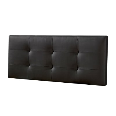 Tête de lit 140x60 cm noir, cuir synthétique