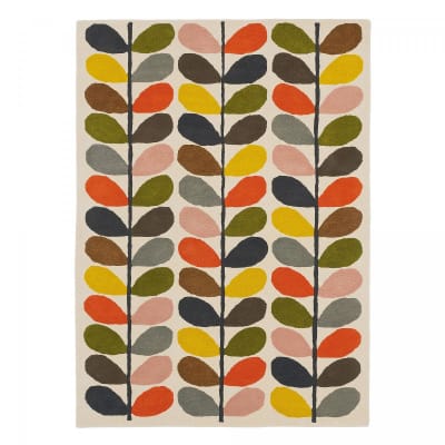 Tapis entrée 120x180 laine multicolore