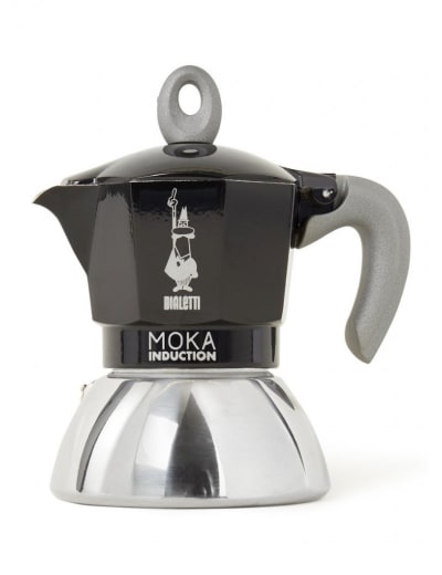 Cafetière à l'italienne induction noir 6 tasses
