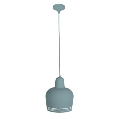 Suspension vert menthe mat, douille e27