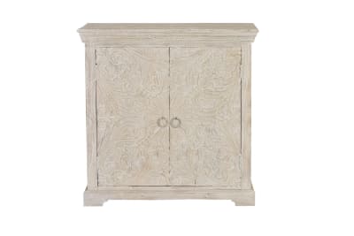 Commode en manguier blanc vieilli