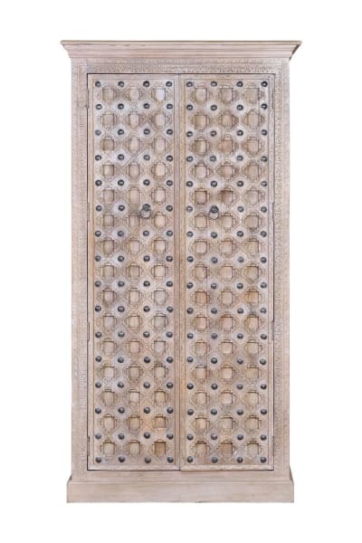 Armoire en bois de manguier finition naturelle