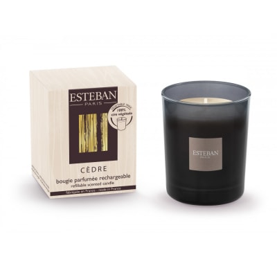 Bougie classique parfumée rechargeable