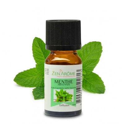 Huile essentielle 100% pure et naturelle menthe - flacon en verre 10ml