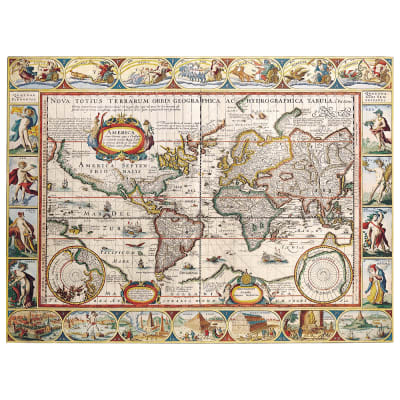 Tableau cartographie ancienne carte No. 31 40x50cm