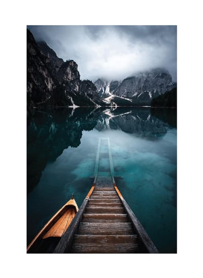 Tableau sur toile Scandinave Lake 50x70