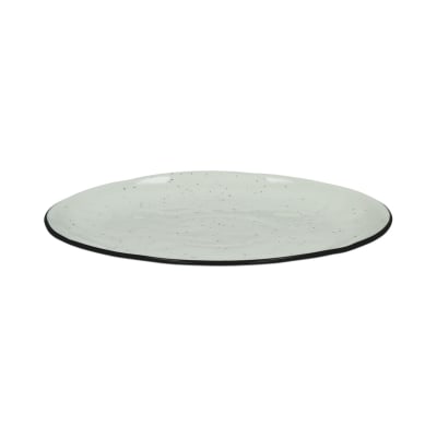 Assiette à dessert en porcelaine blanche