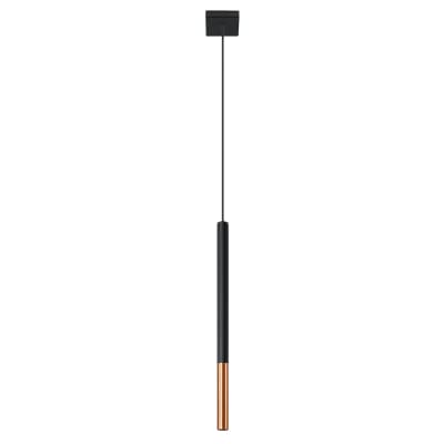 Suspension Acier Noir/Cuivre G9 1 Mozaica